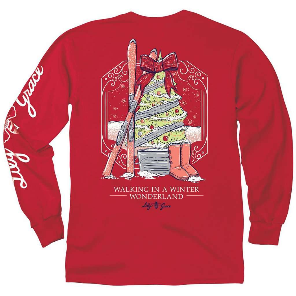 Winter Wonderland Long Sleeve Tee by Lily Grace - Country Club Prep