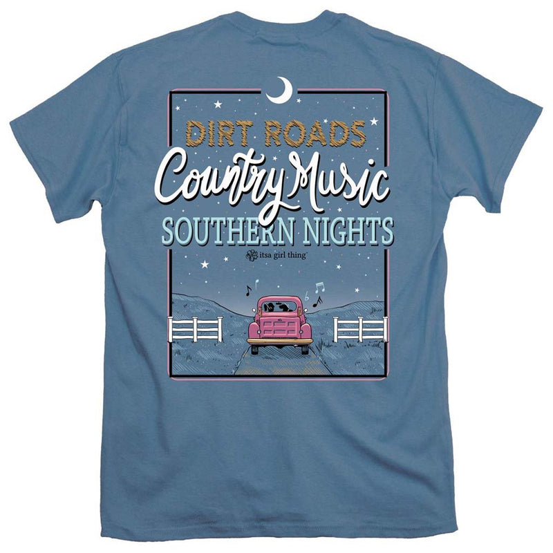 Dirt Roads Tee by Itsa a Girl Thing - Country Club Prep