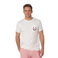 Trifecta Tee Shirt in Classic White by Southern Tide - Country Club Prep