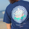 Bloom From Within Tee in Navy by Lily Grace - Country Club Prep