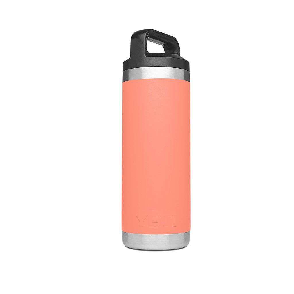 18 oz. Rambler Bottle in Coral by YETI - Country Club Prep