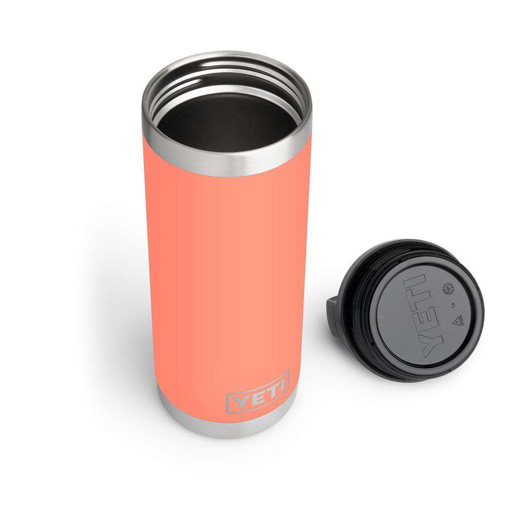 Actives 18 Oz Insulated Stainless Steel Water Bottle with Spout Lid Coral