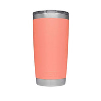 20 oz. DuraCoat Rambler Tumbler in Coral with Magslider™ Lid by YETI - Country Club Prep