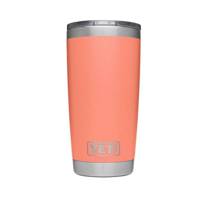 YETI Rambler 20 oz Tumbler, Stainless Steel, Vacuum Insulated with  MagSlider Lid, Coral