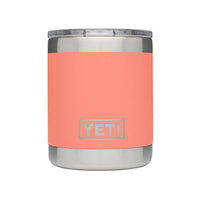 10 oz. Rambler Lowball in Coral by YETI - Country Club Prep