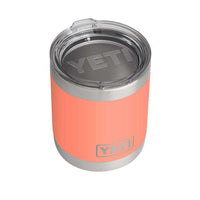 10 oz. Rambler Lowball in Coral by YETI - Country Club Prep