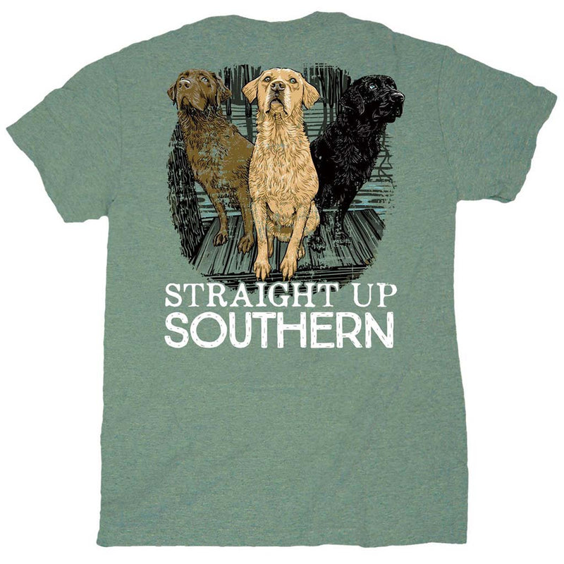 Three Dogs Tee by Straight Up Southern - Country Club Prep
