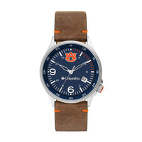 Auburn Canyon Ridge 3-Hand Date Saddle Leather Watch by Columbia Sportswear - Country Club Prep