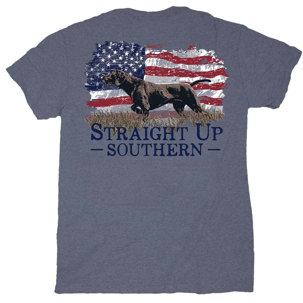 Pointer Flag Tee by Straight Up Southern - Country Club Prep