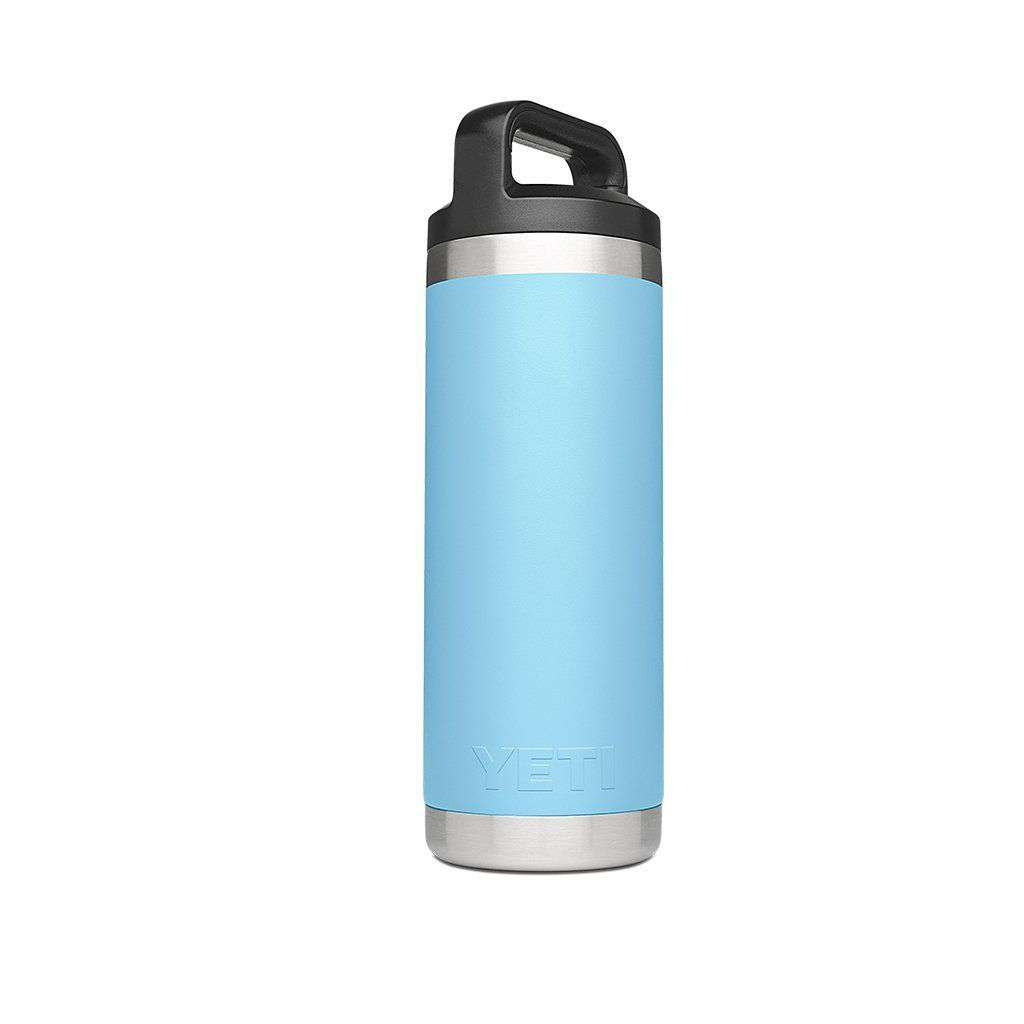 18 oz. Rambler Bottle in Sky Blue by YETI - Country Club Prep