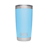 20 oz. DuraCoat Rambler Tumbler in Sky Blue with Magslider™ Lid by YETI - Country Club Prep