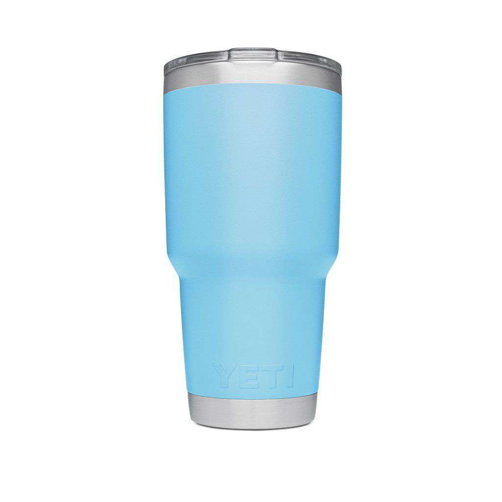 YETI 30 oz. DuraCoat Rambler Tumbler in Sky Blue with Magslider™ Lid –  Country Club Prep