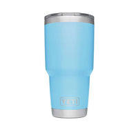 30 oz. DuraCoat  Rambler Tumbler in Sky Blue with Magslider™ Lid by YETI - Country Club Prep