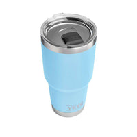 30 oz. DuraCoat  Rambler Tumbler in Sky Blue with Magslider™ Lid by YETI - Country Club Prep