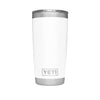 20 oz. DuraCoat Rambler Tumbler in White with Magslider™ Lid by YETI - Country Club Prep