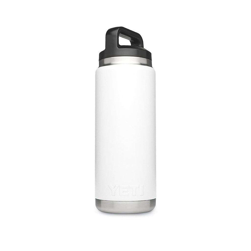 26 oz. Rambler Bottle in White by YETI - Country Club Prep