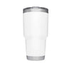 30 oz. DuraCoat  Rambler Tumbler in White with Magslider™ Lid by YETI - Country Club Prep