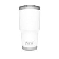 30 oz. DuraCoat  Rambler Tumbler in White with Magslider™ Lid by YETI - Country Club Prep