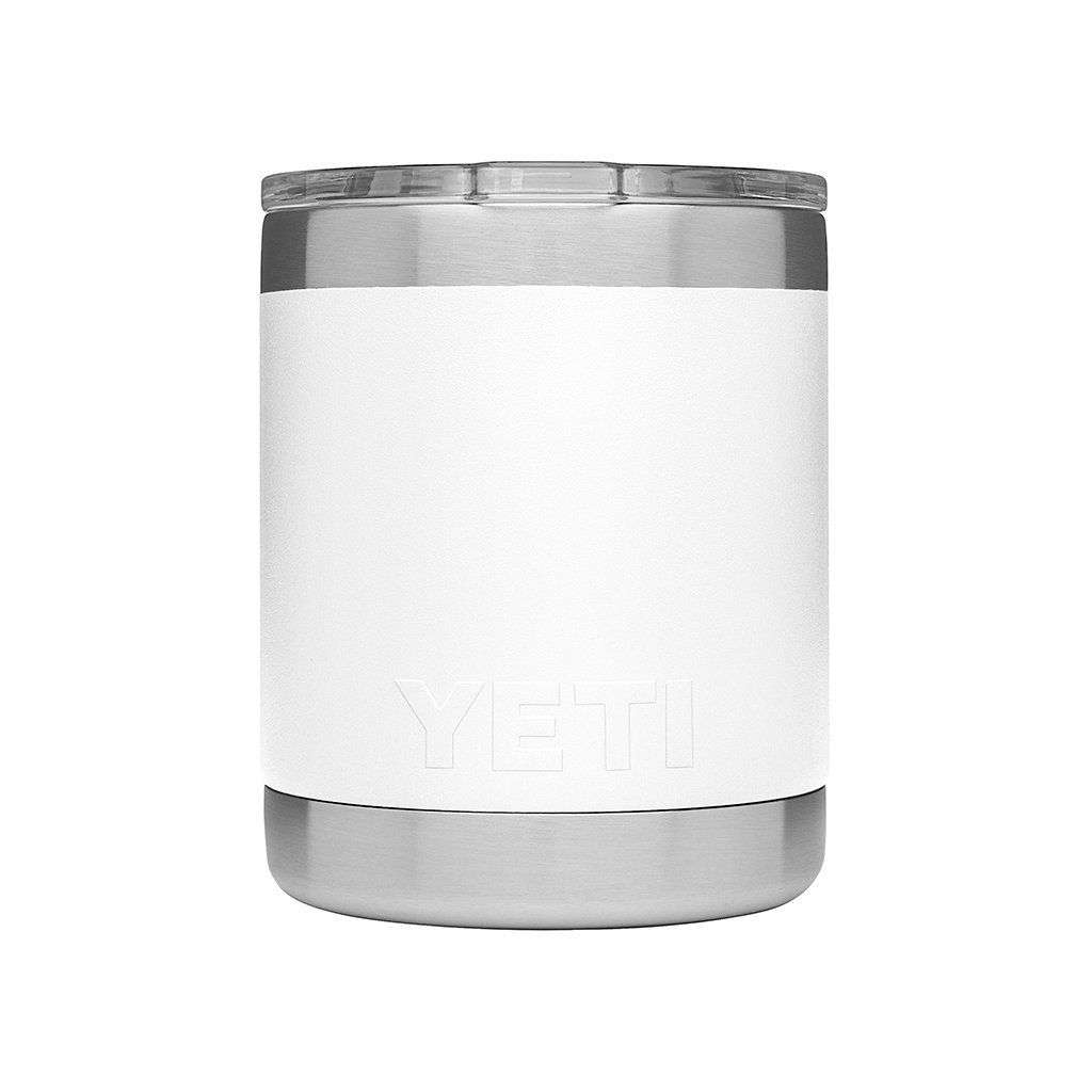 10 oz. Rambler Lowball in White by YETI - Country Club Prep