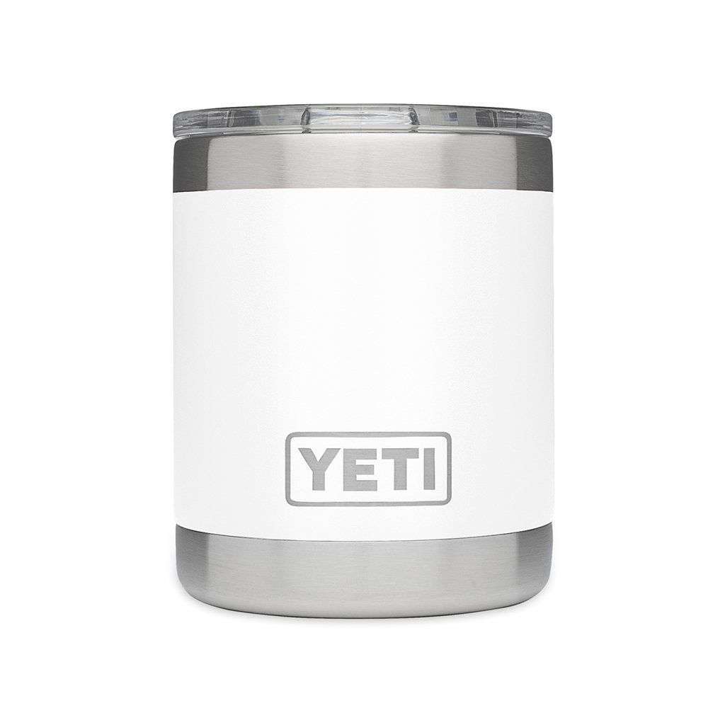 10 oz. Rambler Lowball in White by YETI - Country Club Prep