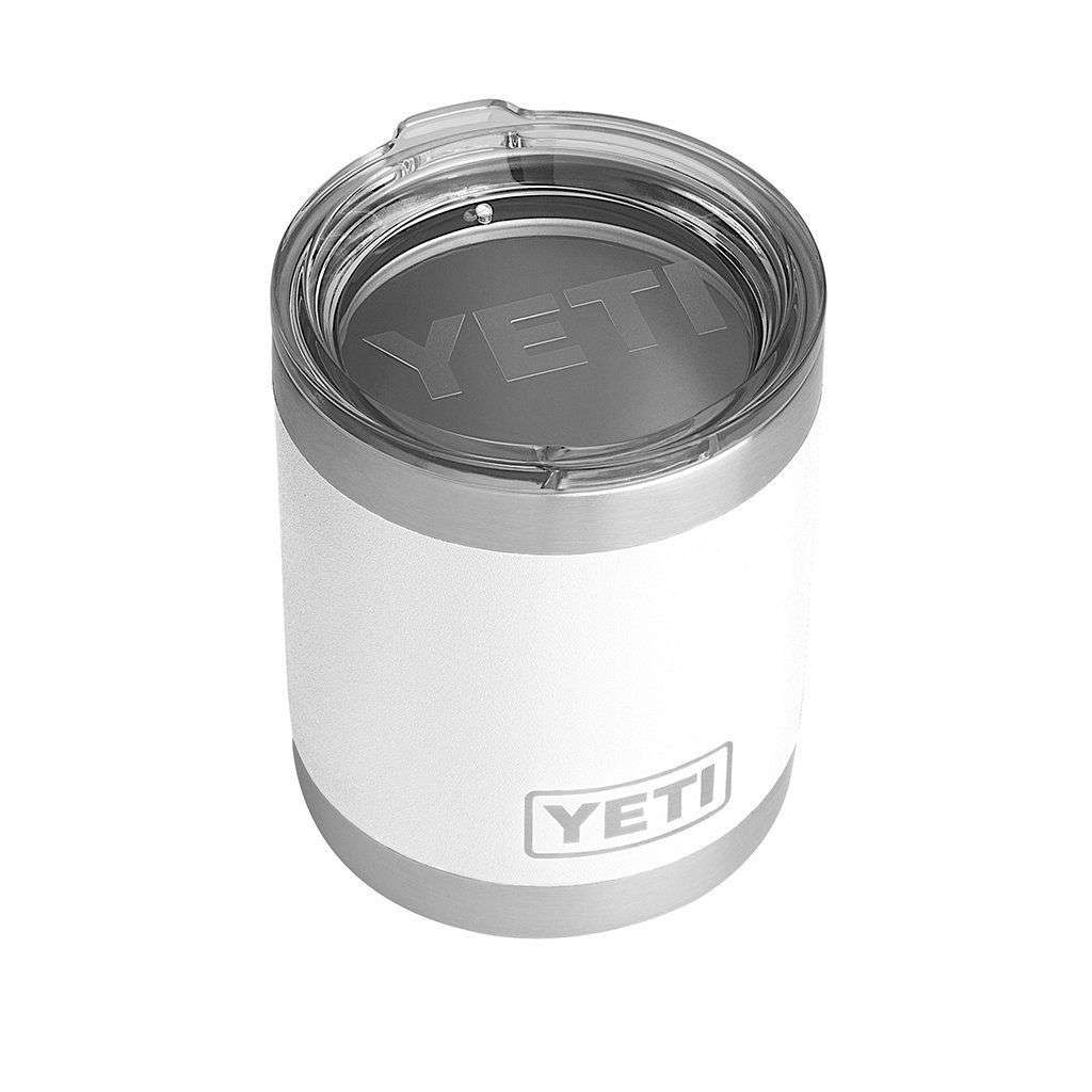 10 oz. Rambler Lowball in White by YETI - Country Club Prep