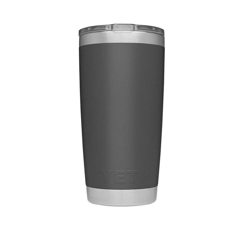 20 oz. DuraCoat Rambler Tumbler in Charcoal with Magslider™ Lid by YETI - Country Club Prep