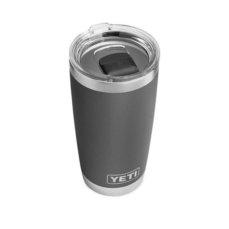 20 oz. DuraCoat Rambler Tumbler in Charcoal with Magslider™ Lid by YETI - Country Club Prep