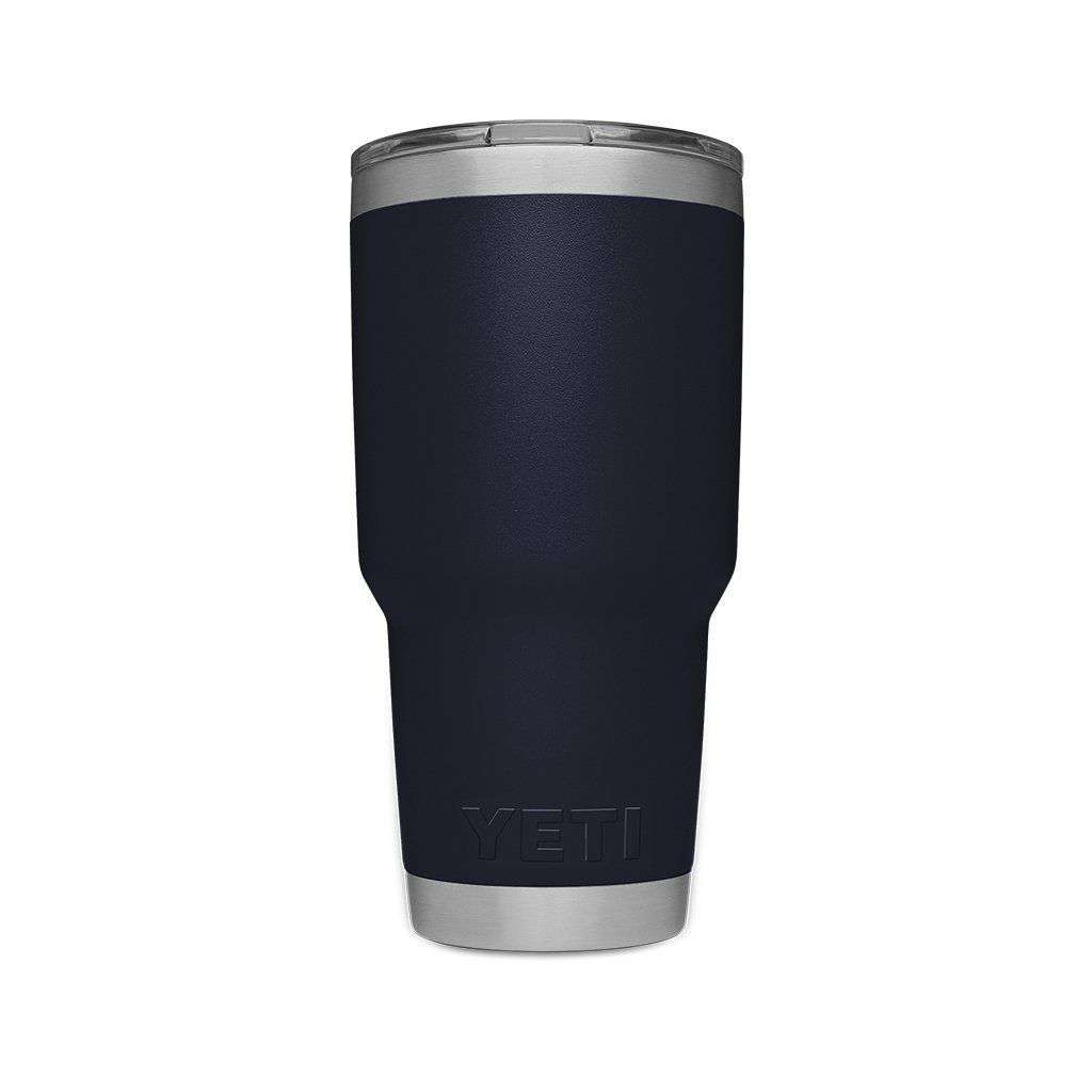 30 oz. DuraCoat Rambler Tumbler in Navy with Magslider™ Lid by YETI - Country Club Prep