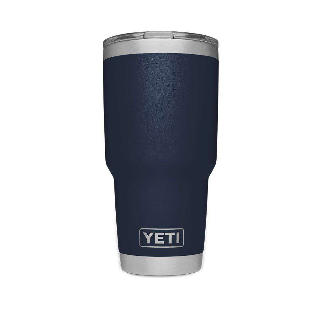 30 oz. DuraCoat Rambler Tumbler in Navy with Magslider™ Lid by YETI - Country Club Prep