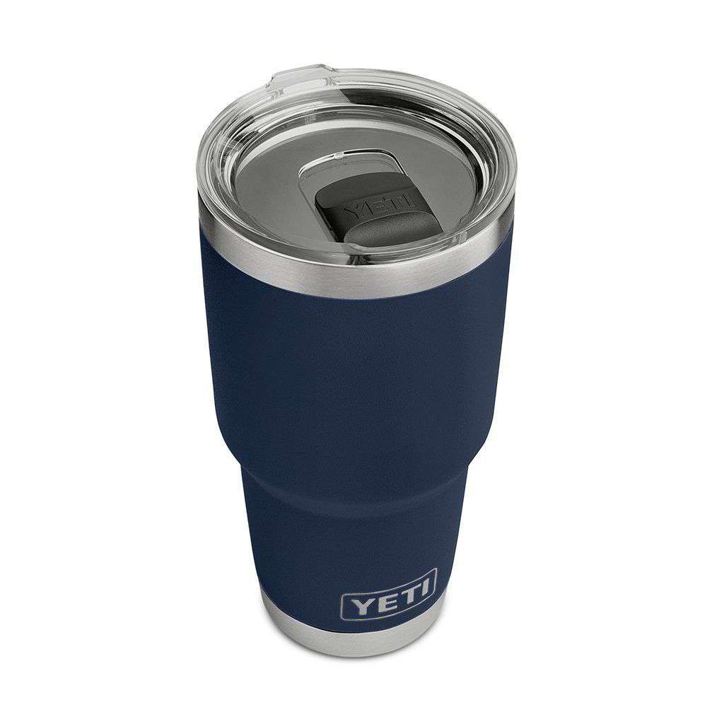 30 oz. DuraCoat Rambler Tumbler in Navy with Magslider™ Lid by YETI - Country Club Prep