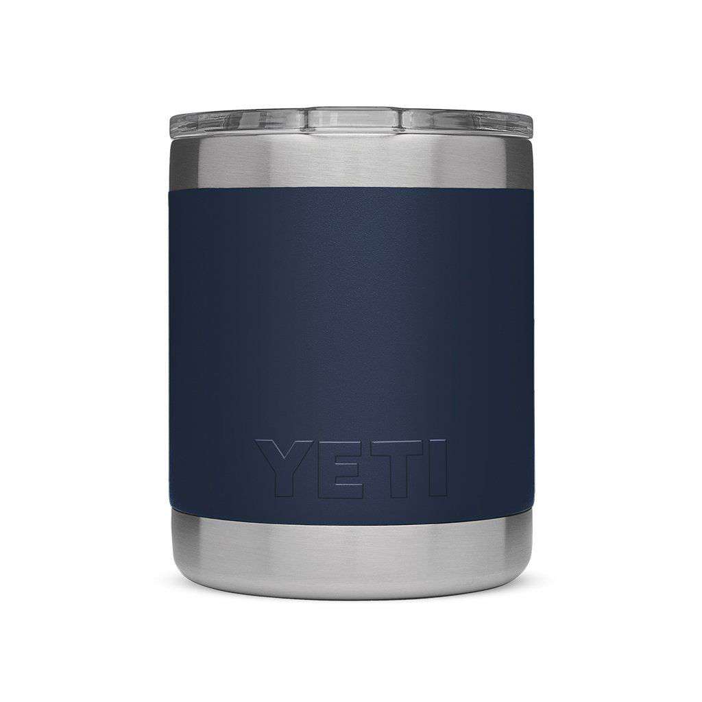 10 oz. Rambler Lowball in Navy by YETI - Country Club Prep