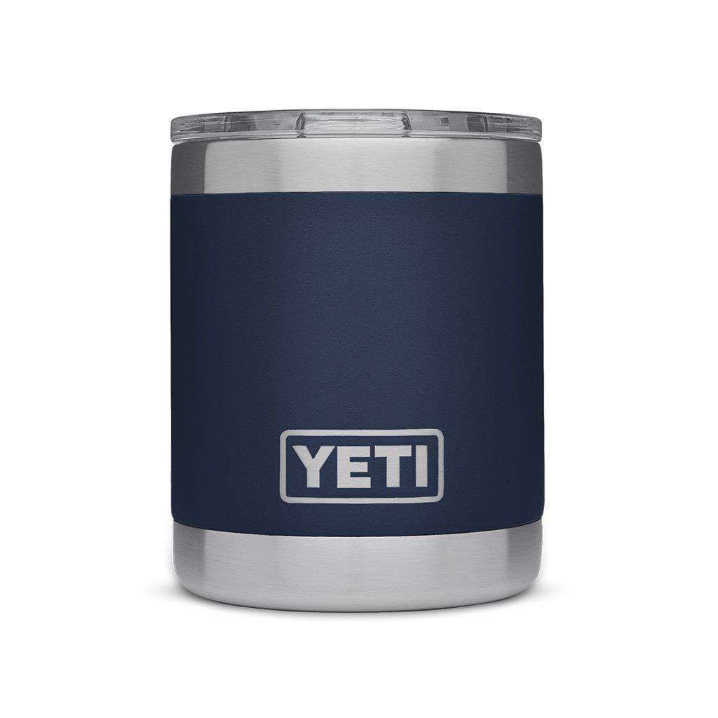 10 oz. Rambler Lowball in Navy by YETI - Country Club Prep