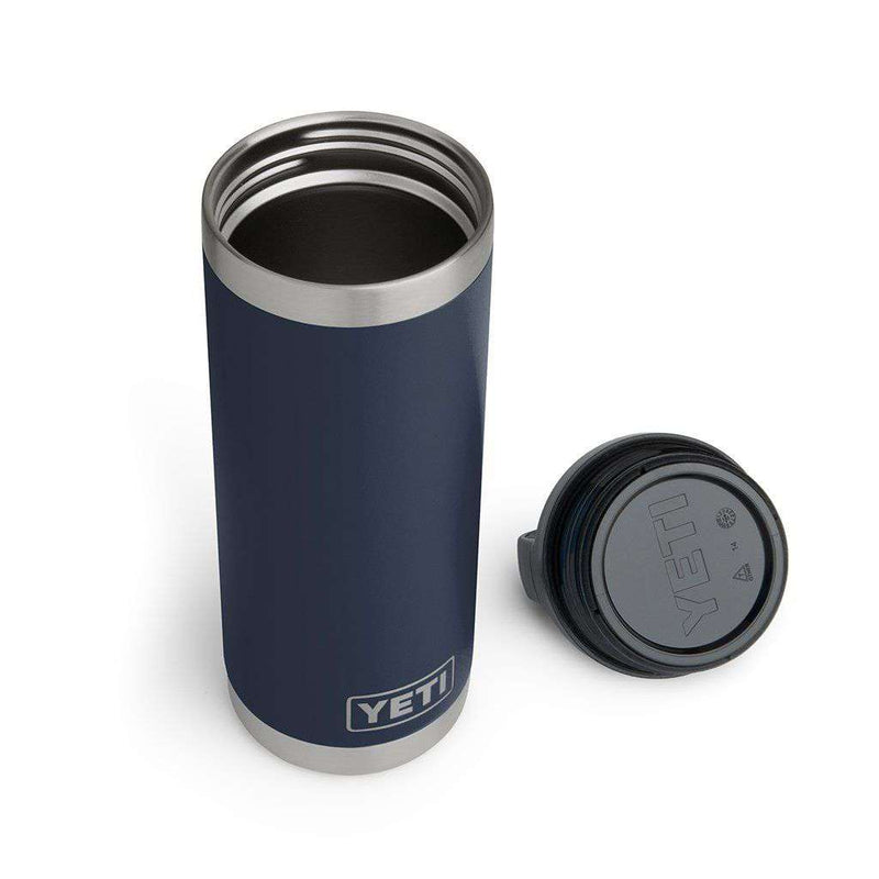 18 oz. Rambler Bottle in Navy by YETI - Country Club Prep