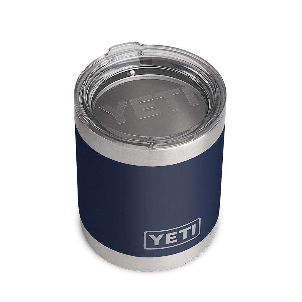 10 oz. Rambler Lowball in Navy by YETI - Country Club Prep