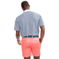 Carlisle Bay Stripe Performance Polo in Seven Seas Blue by Southern Tide - Country Club Prep