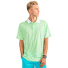 Carlisle Bay Stripe Performance Polo in Summer Green by Southern Tide - Country Club Prep