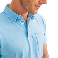 Island Road Jersey Polo in Sky Blue by Southern Tide - Country Club Prep