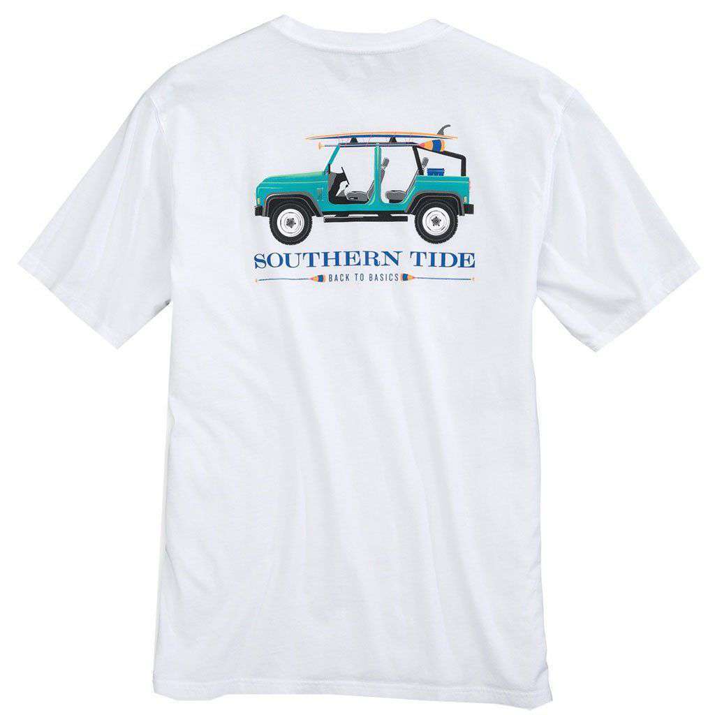 Back to Basics Tee in White by Southern Tide - Country Club Prep