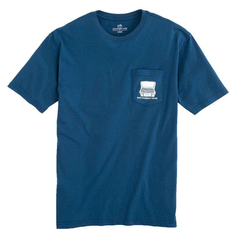 Southern Tide Beer, Ice & Good Times T-Shirt in Yacht Blue – Country ...