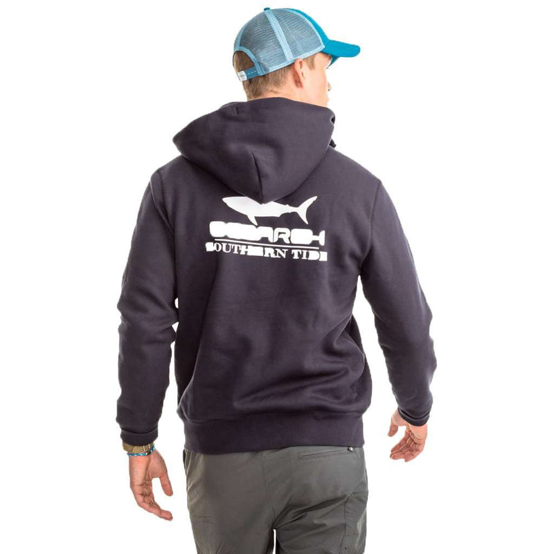 OCEARCH Full Zip Hoodie in Dark Navy by Southern Tide - Country Club Prep