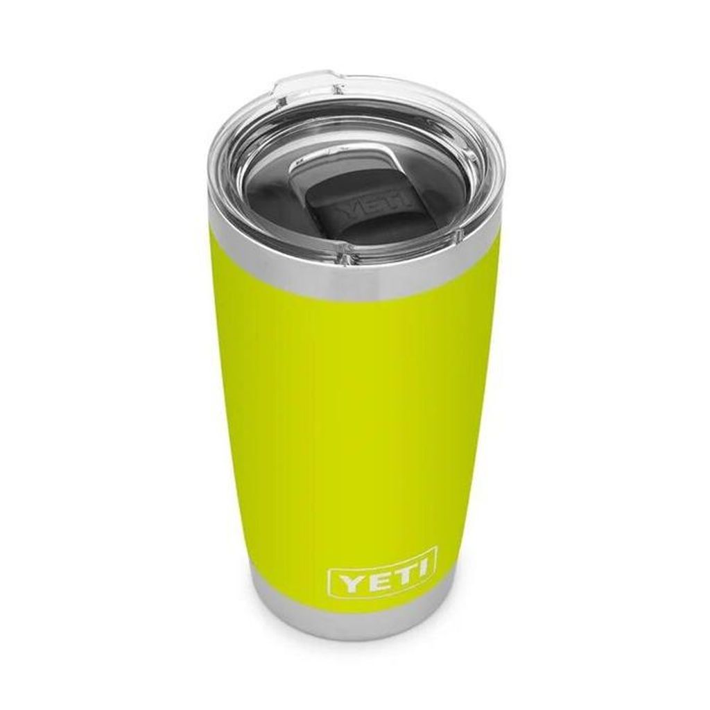 20 oz. Rambler Tumbler in Chartreuse with Magslider™ Lid by YETI - Country Club Prep