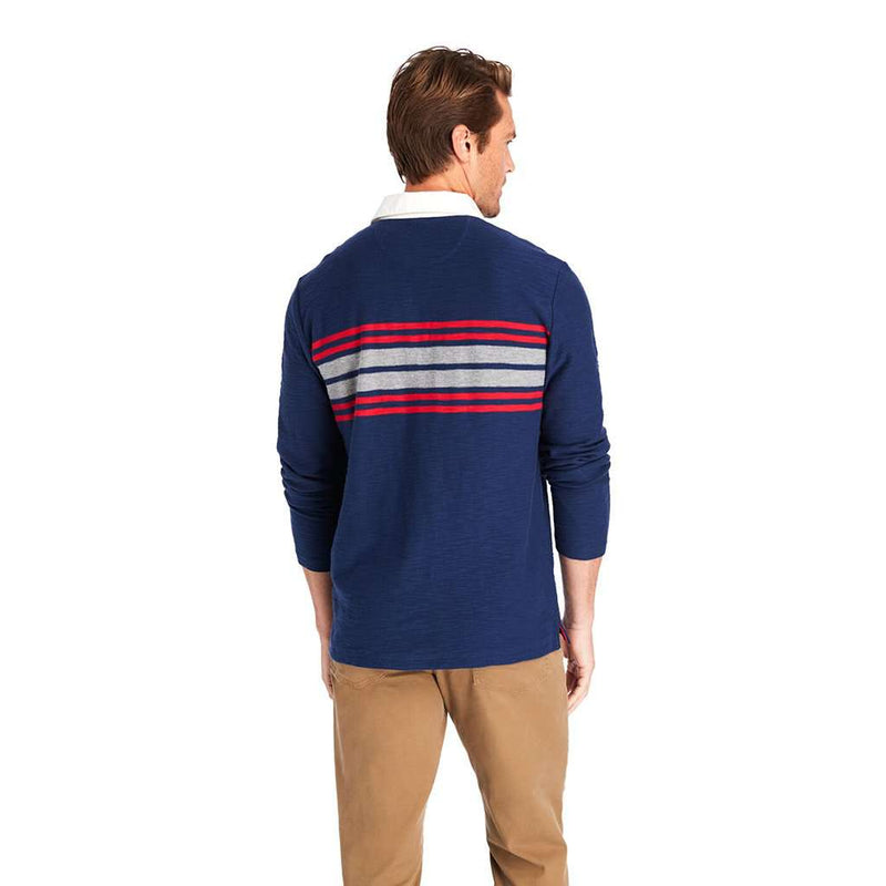 Placed Chest Stripe Rugby Shirt by Vineyard Vines - Country Club Prep