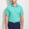 Custom Lake Worth Stripe Sankaty Performance Polo by Vineyard Vines - Country Club Prep