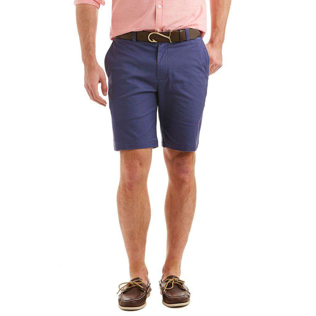 9" Stretch Breaker Shorts in Deep Cobalt by Vineyard Vines - Country Club Prep