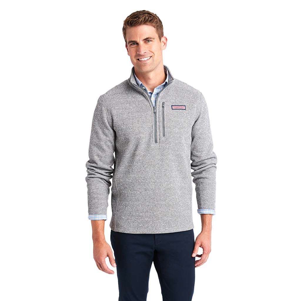 Mountain Sweater Fleece 1/2 Zip Pullover by Vineyard Vines - Country Club Prep