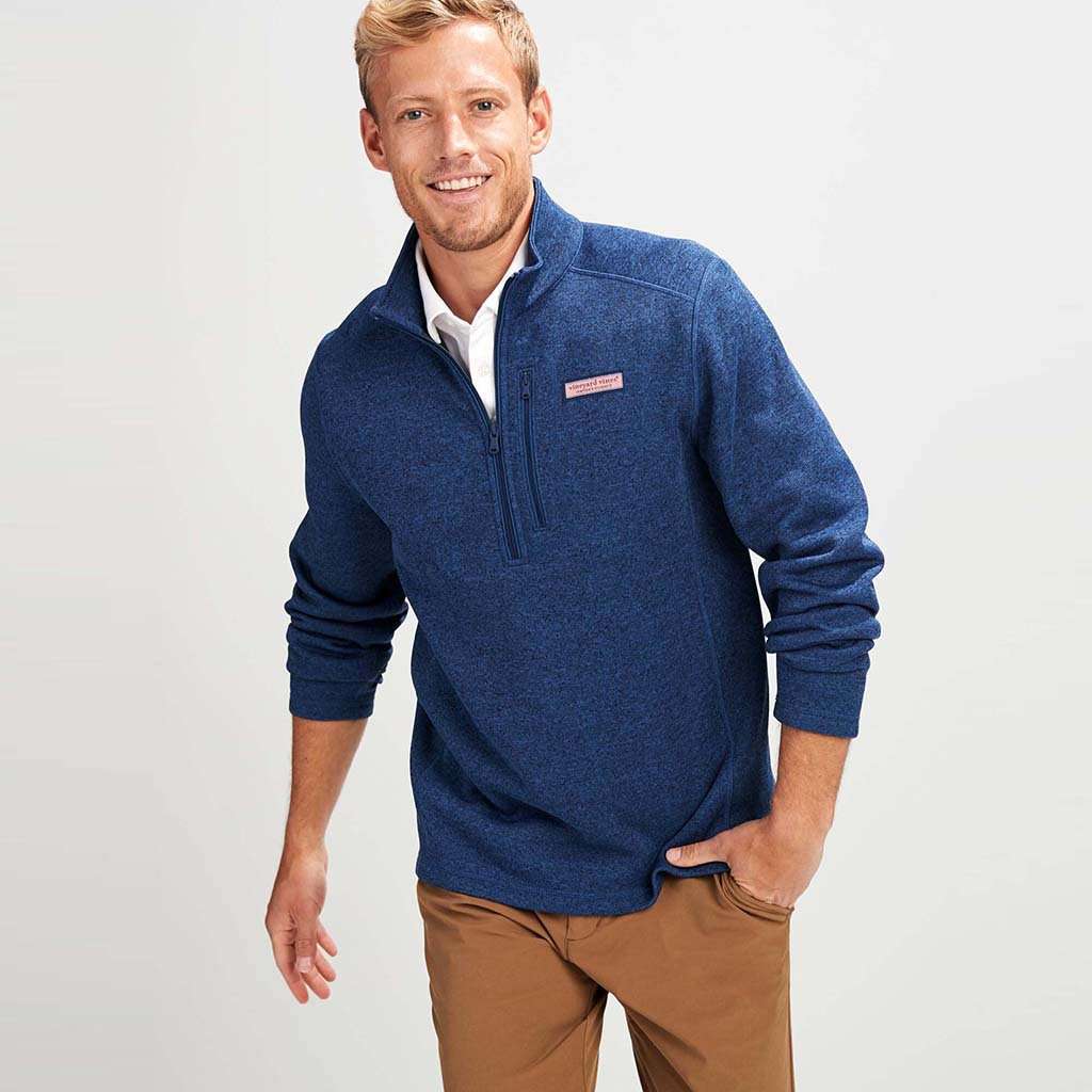 Mountain Sweater Fleece 1/2 Zip Pullover by Vineyard Vines - Country Club Prep