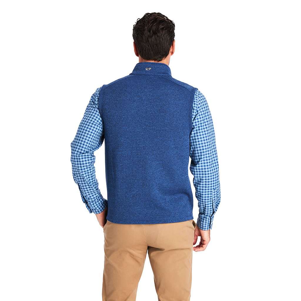 Vineyard Vines Mountain Sweater Fleece Vest Free Shipping