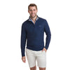 Saltwater 1/4-Zip in Vineyard Navy by Vineyard Vines - Country Club Prep