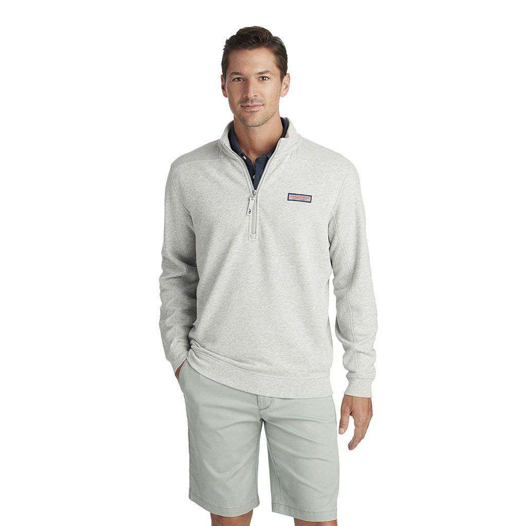 Collegiate Shep Shirt in Gray Heather by Vineyard Vines - Country Club Prep