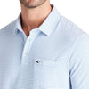 White Shep Stripe Edgartown Polo by Vineyard Vines - Country Club Prep